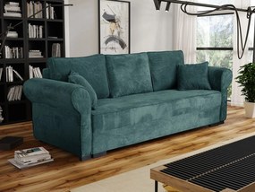 Canapea extensibilă Mosuria (turcoaz) (cu sp. depozitare). Promo -17%. 1105579