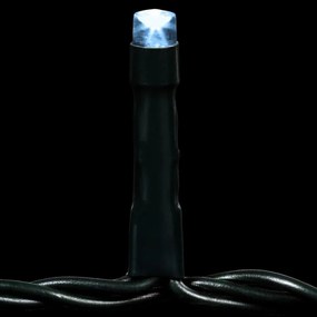 Lumini de Crăciun 20 m, 200 LED-uri, alb rece, cablu verde