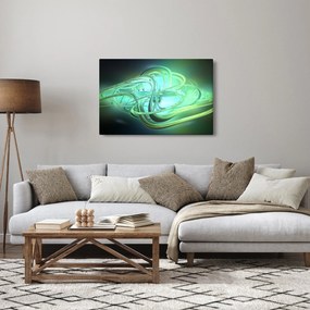 Tabloul cu abstracție verde (90x60 cm)