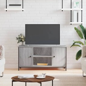 vidaXL Comodă TV, gri sonoma, 100x40x50 cm, lemn prelucrat