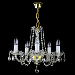 Wranovsky JWZ109052100 - Lustră de cristal pe lanț BALANCE 5xE14/40W/230V