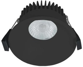 Spot LED dimabil incastrabil pentru baie IP44 Albric Black