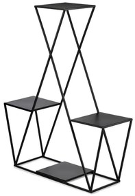 Suport de flori 95x78 cm negru