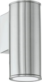 Eglo 33581 - Aplica de perete exterior LED RGBW RIGA, reglabilă, 1xGU10/5W/230V IP44, crom mat