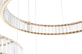 Lustra suspendata LED design ambiental Ring 3A auriu