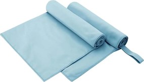 vidaXL Prosoape Sport 2 pcs albastru 100 x 50 cm