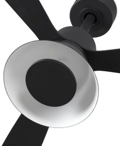 FARO 33761WT-23-LED Ventilator cu dimmer AMELIA L CONE LED/20W/230V negru Ø132 cm WT +DO