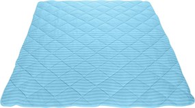 Pilota Alcam Damasc Bleu Ciel 180x200 cm, umplutura cu bambus, 300 g/mp