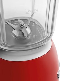 Blender Smeg BLF03RDEU, 800 W, 1,5 l, 18 000 rpm, 4 programe, 4 viteze + Impuls, Otel inoxidabil, Rosu