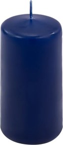 Set de lumânări cilindrice, 10 cm, Ø 5 cm, albastru, 16 buc.