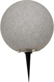 Lampă de exterior KULA 1xE27/60W/230V, diametru 30 cm, IP44, gri