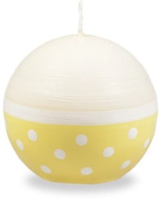 Lumânare Unipar Sweetness, durată ardere 22 h, alb - galben