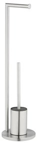 WENKO 25676100 - Set pentru WC FERLA, 18 x 69,5 cm, oțel inoxidabil satinat