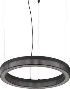 Lustra LED suspendata design circular CROWN SP D40 NERO