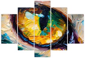 Tablou - Ochi de pisică Pictură (150x105 cm)