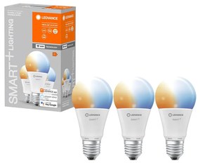 SET 3x Bec de iluminat cu LED SMART + E27/9,5W/230V 2700K-6500K - Ledvance