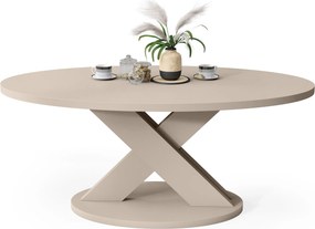 Mazzoni Măsuță de cafea ovală LOXA Cașmir - MĂSUȚĂ DE CAFEA 120x65 cm