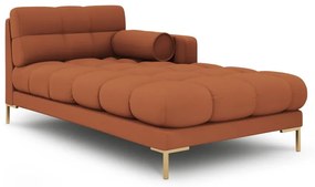 Șezlong cărămiziu (cu colț pe partea stângă) Bali – Cosmopolitan Design