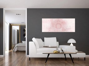 Tablou - Mandala roz (120x50 cm)