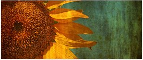 Tablou - Floarea soarelui (120x50 cm)