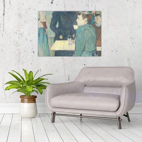 Tablou - Henri de Toulouse-Lautrec, A Corner of the Moulin de la Galette, reproducere (70x50 cm)