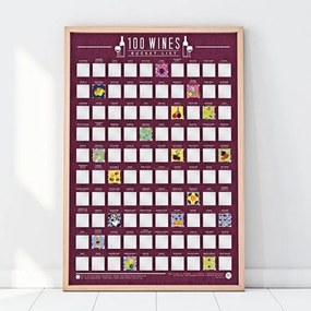 Poster - 100 de cele mai bune vinuri