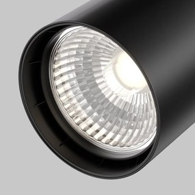 Spot LED, accesoriu pentru sinele monofazate Unity, Vuoro negru 4000K