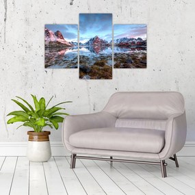 Tablou - Răsărit de soare deasupra Reine (90x60 cm)