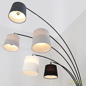 Lampadar, lampa de podea cu 5 surse de lumina Levels