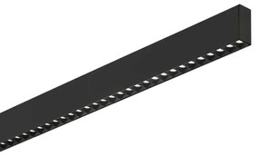 Lustra liniara cu lumina directa si indirecta STEEL Accent Black 3000K