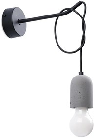 Lampă de perete Sollux SL.1163 NESO 1xE27/15W/230V beton