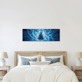 Tablou - Energie spirituală (cu ceas) (90x30 cm)