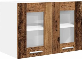vidaXL Dulap suspendat cu ușă Lemn vechi 60 x 31 x 40 cm Lemn compozit
