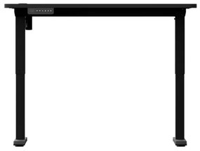 Birou cu înălțime reglabilă LEVANO 120x60 cm negru