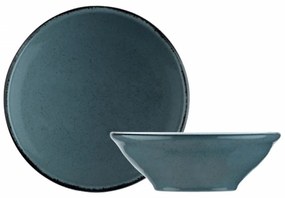 Serviciu de masa, Portelan, 24 de Piese, Culoare Albastru, 710KTP2893