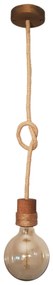 Pendul rustic fabricat manual din lemn Bari