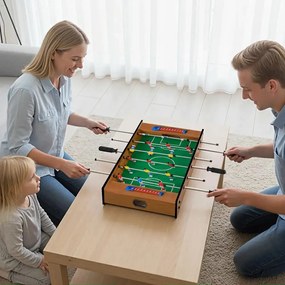 Masă de fotbal și air hockey 2 în 1