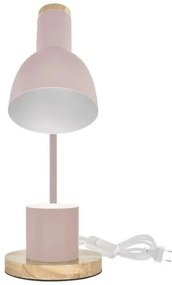 Lampă de birou POPPY 1xE27/25W/230V roz