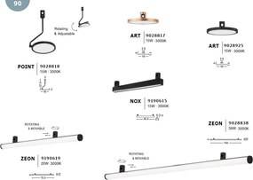 Sistem magnetic-decorativ tubular electrificat CRIMSON NVL-9190800