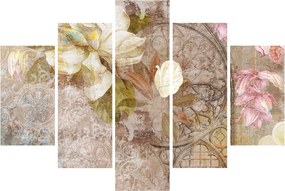 Tablou - Ornament de flori (150x105 cm)