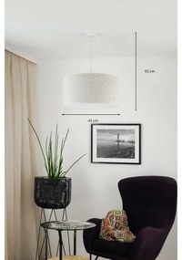 Lustră pe cablu Brilagi BOUCLE ROLLER 1xE27/15W/230V d. 45 cm crem