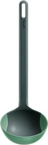 Polonic Lekue 1010180, 29 cm, Rezistent la zgarieturi, Cap flexibil, 4/220 °C, Verde