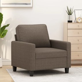 348692 vidaXL Fotoliu canapea, gri taupe, 60 cm, material textil