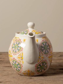 Ceainic din ceramica, pictat manual, Bohemian