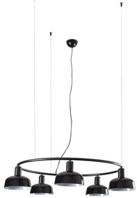 Lustra suspendata design modern TATAWIN S negru