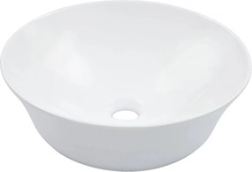 vidaXL Chiuvetă de baie, alb, 41x12,5 cm, ceramică