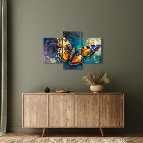 Tablou - Fluture, pictură în ulei (90x60 cm)