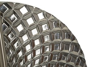 Mauro Ferretti Lampa De  Perete Argintie cm 28X15X54 | Aosom Romania