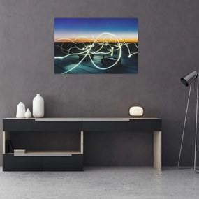 Tabloul - privire spre cer din acoperiș (90x60 cm)