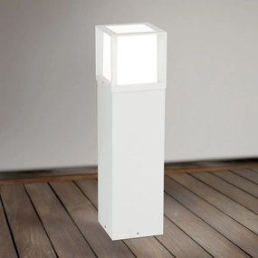 Stalp de exterior IP44 HENRY alb H-60cm